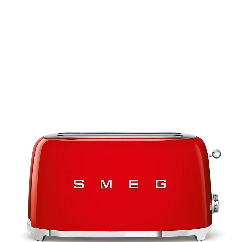 Torradeira 4 fatias Smeg, Anni 50, Vermelho, 220V -TSF02RDBR