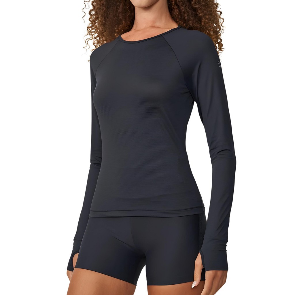 Blusa Feminina Manga Longa Gray Training Colcci Sport