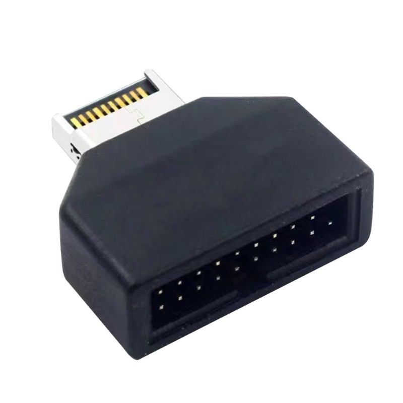 Li * Cabeçalho Interno USB Para Adaptador Tipo E 20 Pinos 19 Conversores C Painel Frontal Placas-Mãe Accessor