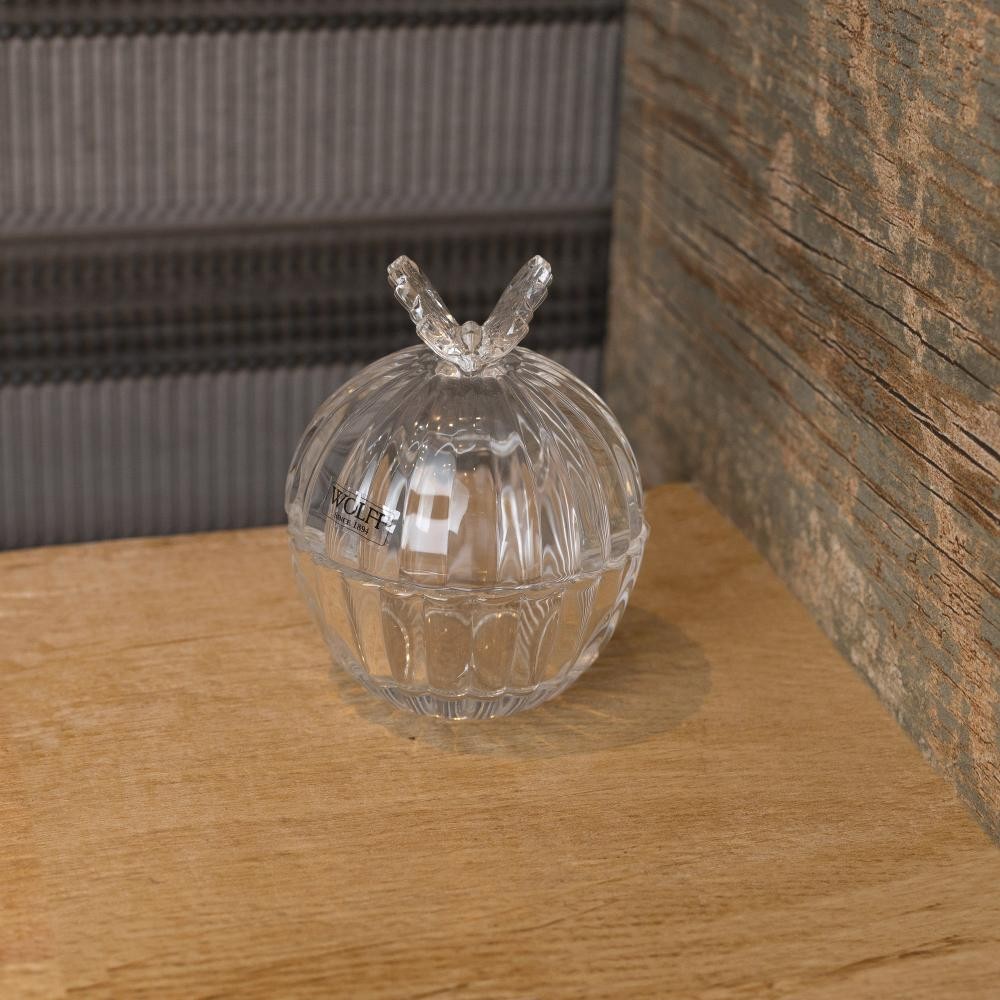 Potiche Wolff Butterfly de Cristal Butterfly 8cm x 9,5cm em Oferta na Shopee