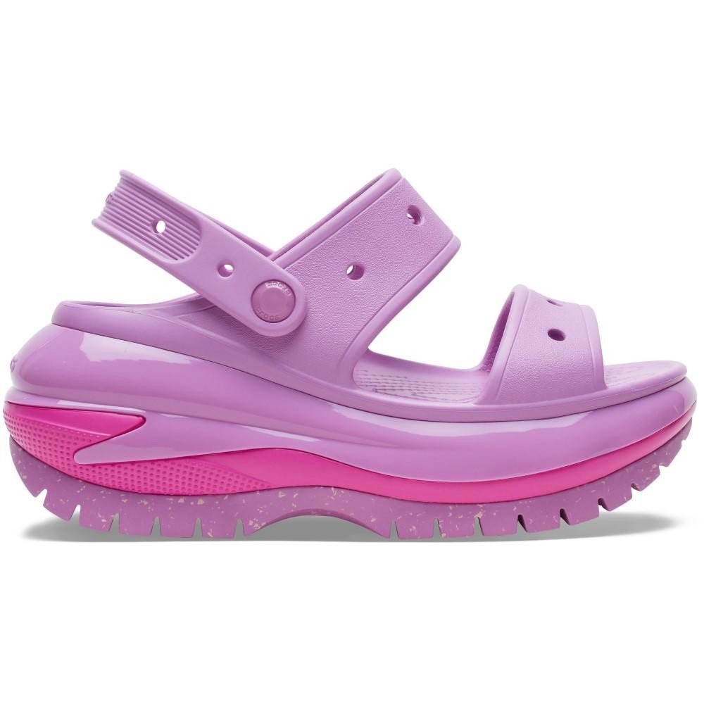 Sandália crocs classic mega crush plataform sandal bubble