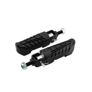 Par de Pedaleira Retrátil Para Protetor Motor Carenagem Direita / Esquerda Armor - Aço