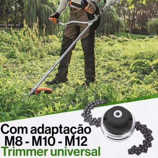 Trimmer Universal para roçadeira facao faca para corte de grama lamina rocadeira corte com corrente em Oferta na Shopee