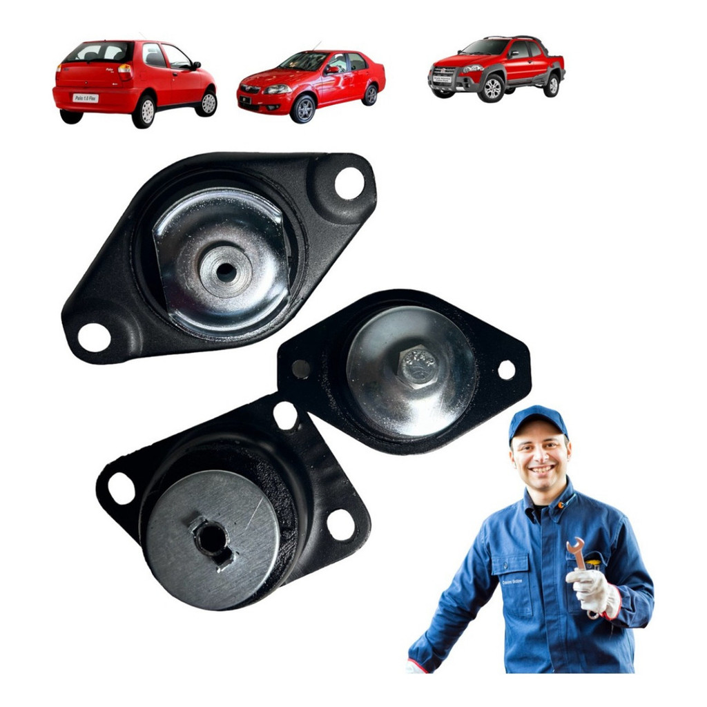 Kit Coxim Motor Câmbio (fire) Palio Siena Strada em Oferta na Shopee