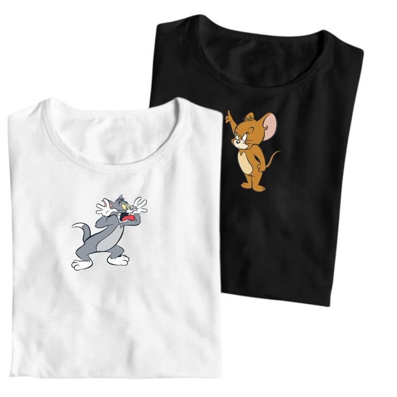 Kit casal 2 camisas algodão slim promoção namorados camisetas kit mozão top