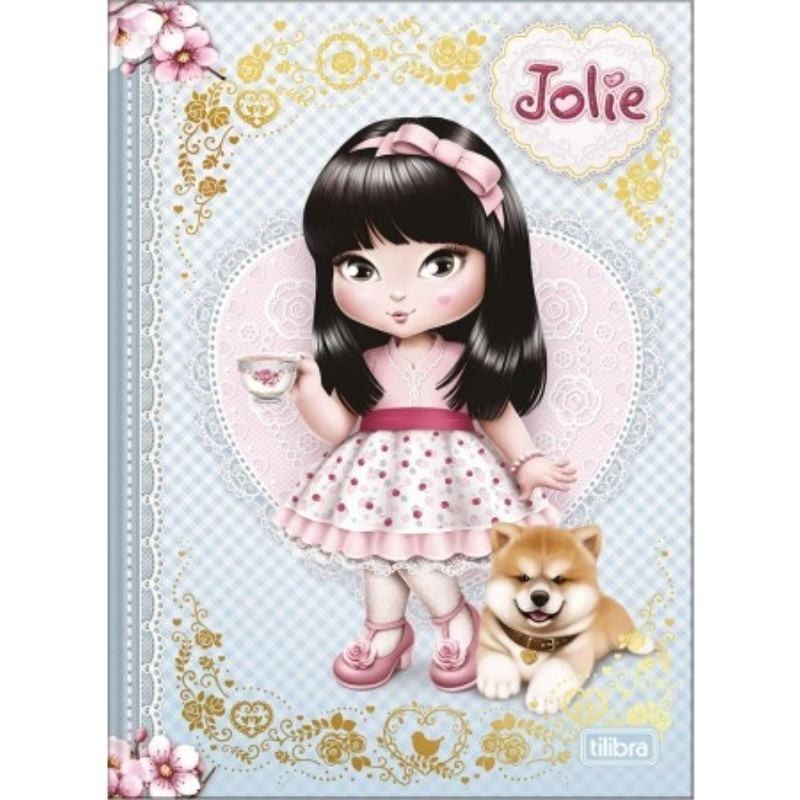 Caderno Brochura Colegial Jolie 160 Folhas - Tilibra