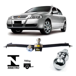 Engate Reboque GM Astra Hatch/Sedan 1999 2000 2001 2002 2003 2004 2005 2006 2007 até 2012 700kg Reeforçado bOM