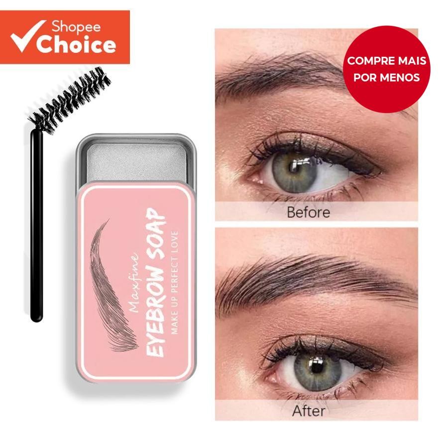Gel De Estilo Para Sobrancelhas Alta Transparente Refrescante Presente De Escova Natural D...