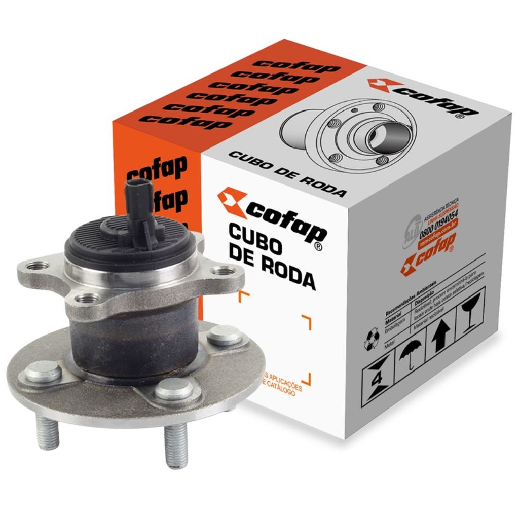 Cubo Roda Traseiro Etios 2011/2018 C/abs C/roramento 4 Furos em Oferta na Shopee