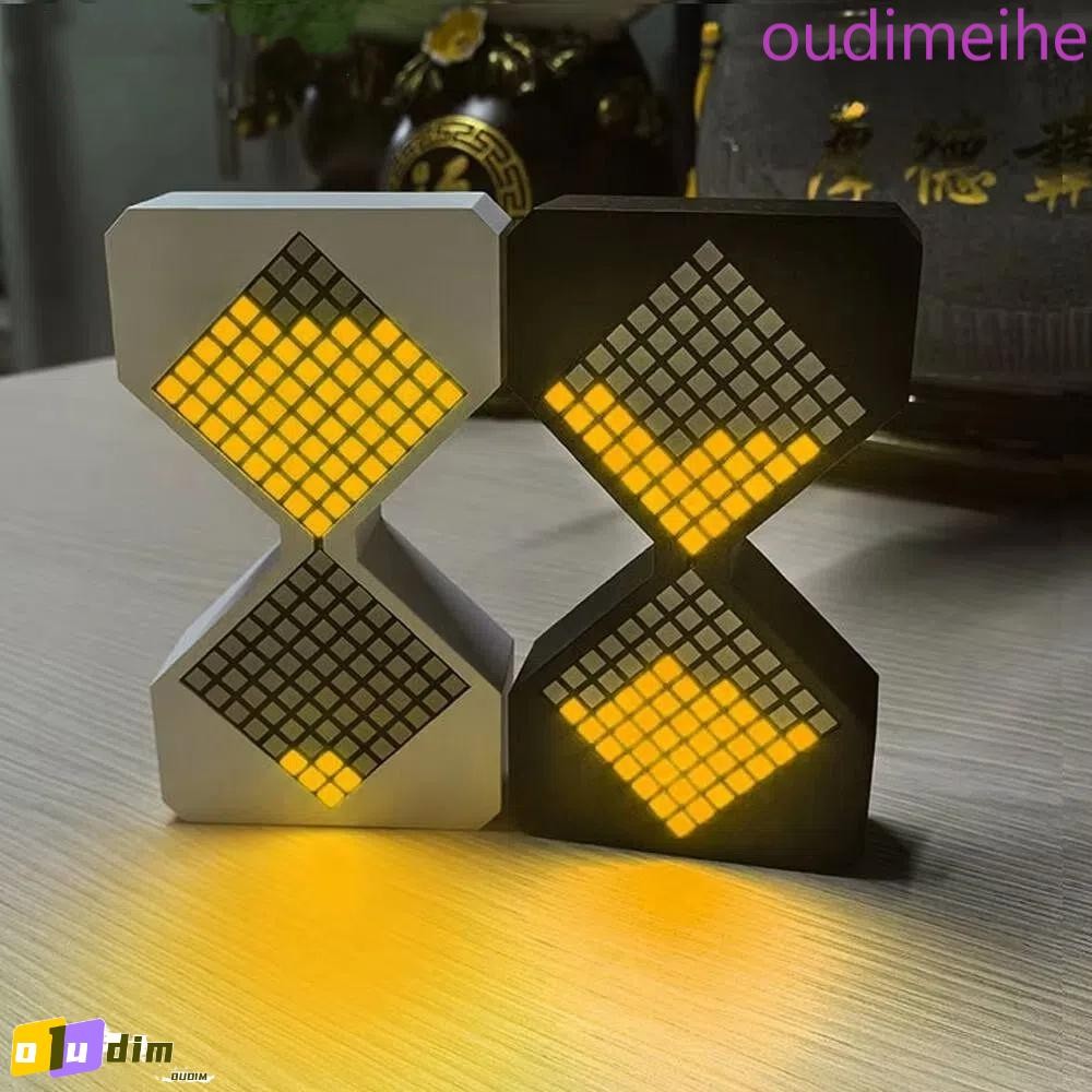 OUDIMEIHE DIY Relógio De Areia Digital , Tecnologia Sense Cyber Style LED Ampulheta Eletrônica , Brinquedos De Descompri