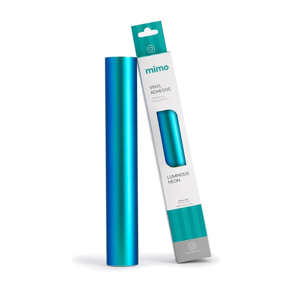 Adesivo Vinil Luminous Neon - Azul Ocean - Mimo - 30,5 cm x 1,22 m - 1 Unid em Oferta na Shopee