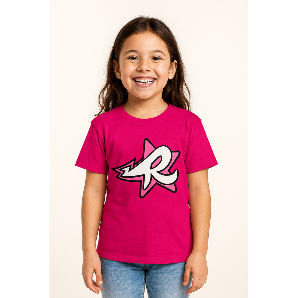 Camiseta Emily Vick Novos Elementos Grupo Dos Rosa Meninas Meninos YouTuber Blogueirinha Crianças