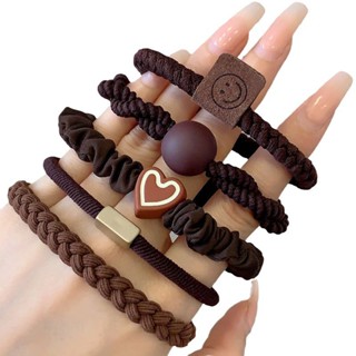 Kit 5 Peças Xuxinha Elástico Laço de Cabelo Casual Sortido em Oferta na Shopee