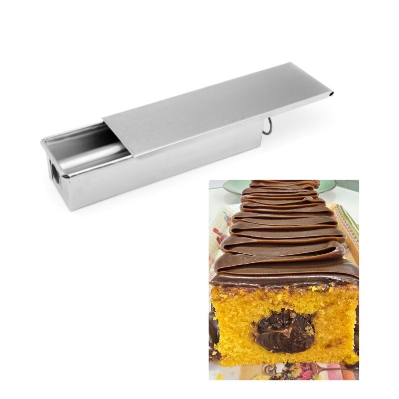 Forma Para bolo calha com tubo 27cm Aluminio