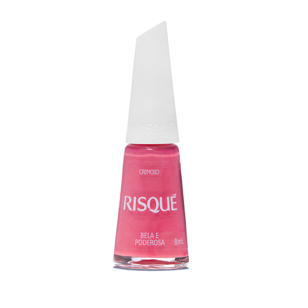 Esmalte Risqué Rosa Cremoso Bela e Poderosa 8ml em Oferta na Shopee