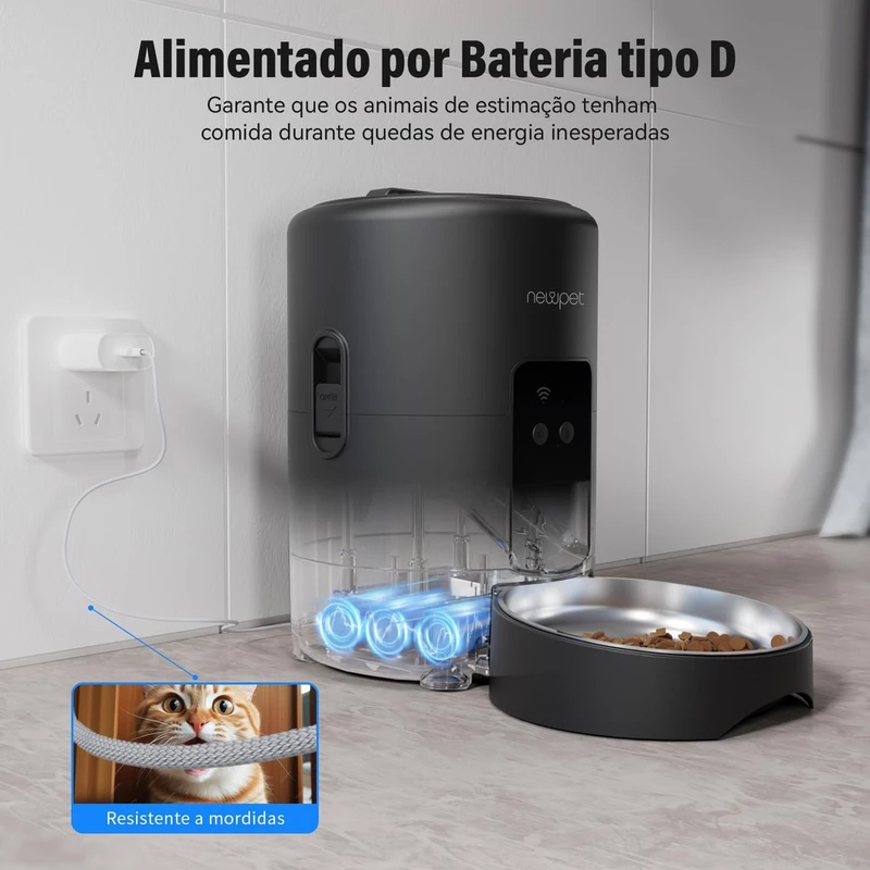 Alimentador Automático para Gatos e Cães com WiFi — foto 5