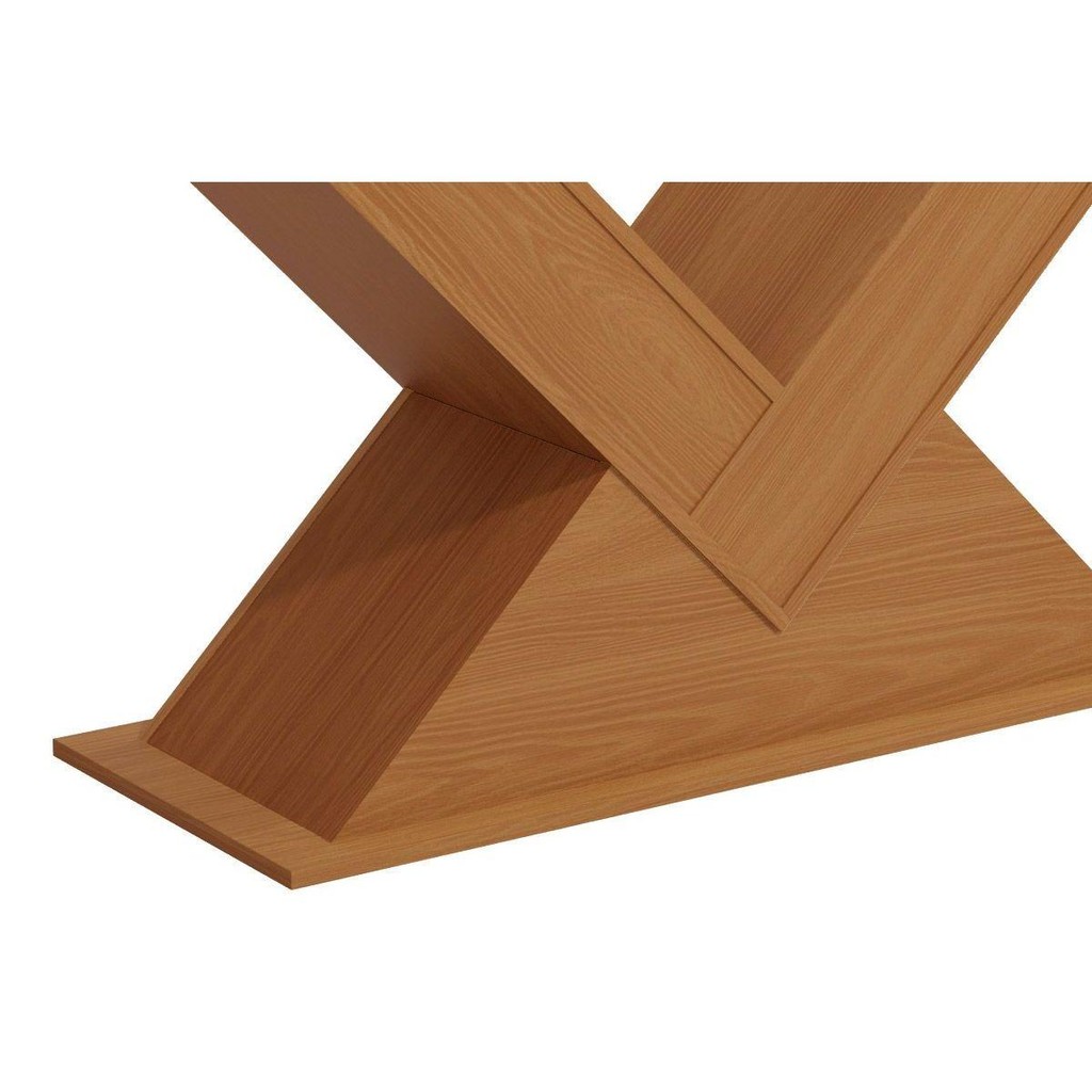 Detalhes do Base Mesa de Jantar Amora BA35 Madeirado s/ Tampo Canela - Kappesberg