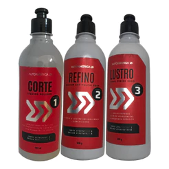 Kit Polimento Menzerna 500ml Corte Refino Lustro Autoamerica