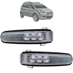 Kit 02 Seta Pisca Do Espelho Retrovisor Idea Palio Strada ADV 2008 2009 Original