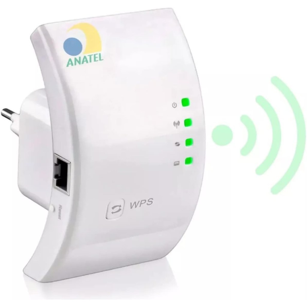 Repetidor Wifi Sinal Wireless Amplificador Extensor Potente Branco Ou Preto PREMIUM, RILEWA®