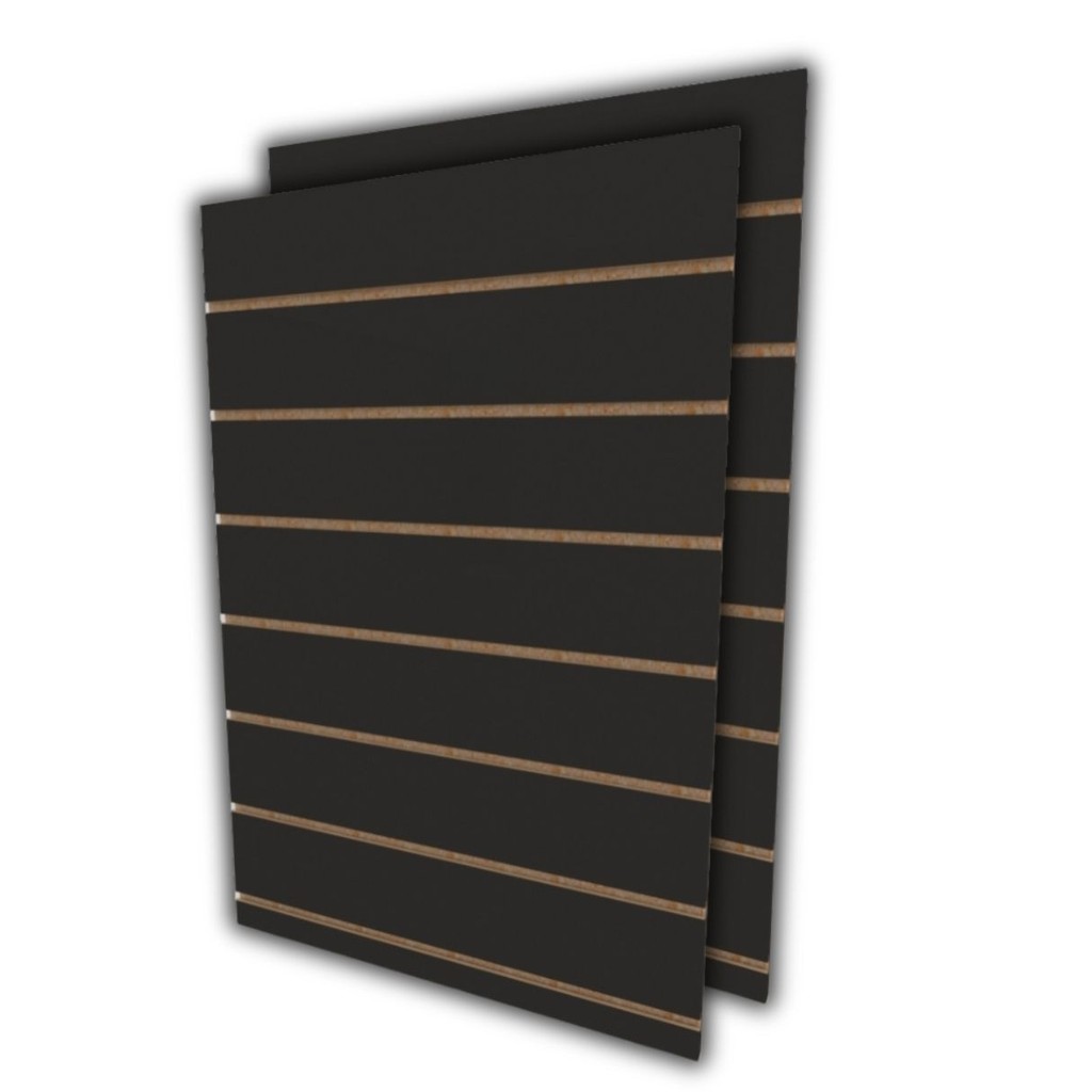 Painel canaletado preto 90x60 canelado loja expositor em Oferta na Shopee