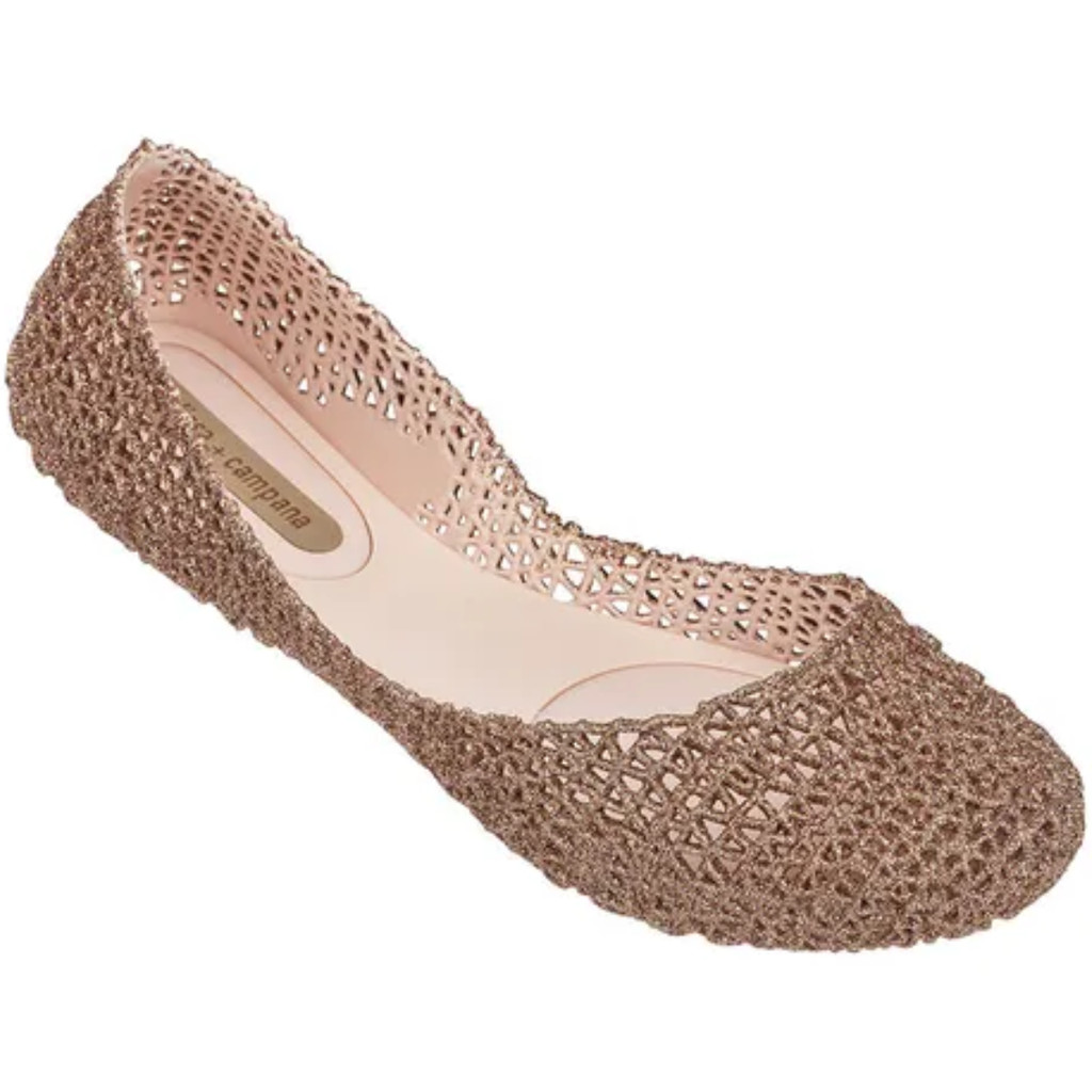 Melissa Sapatilha Feminina Campana Papel VII SP Glitter