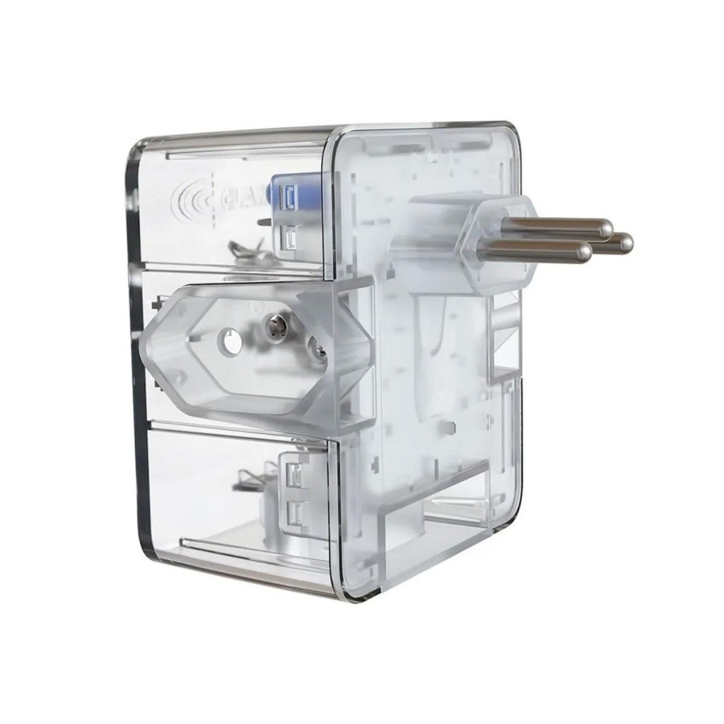 Protetor Contra Raios iClamper Energia 3 - 3 Tomadas - DPS - Tecnologia LCF - Transparente - 26788 em Oferta na Shopee