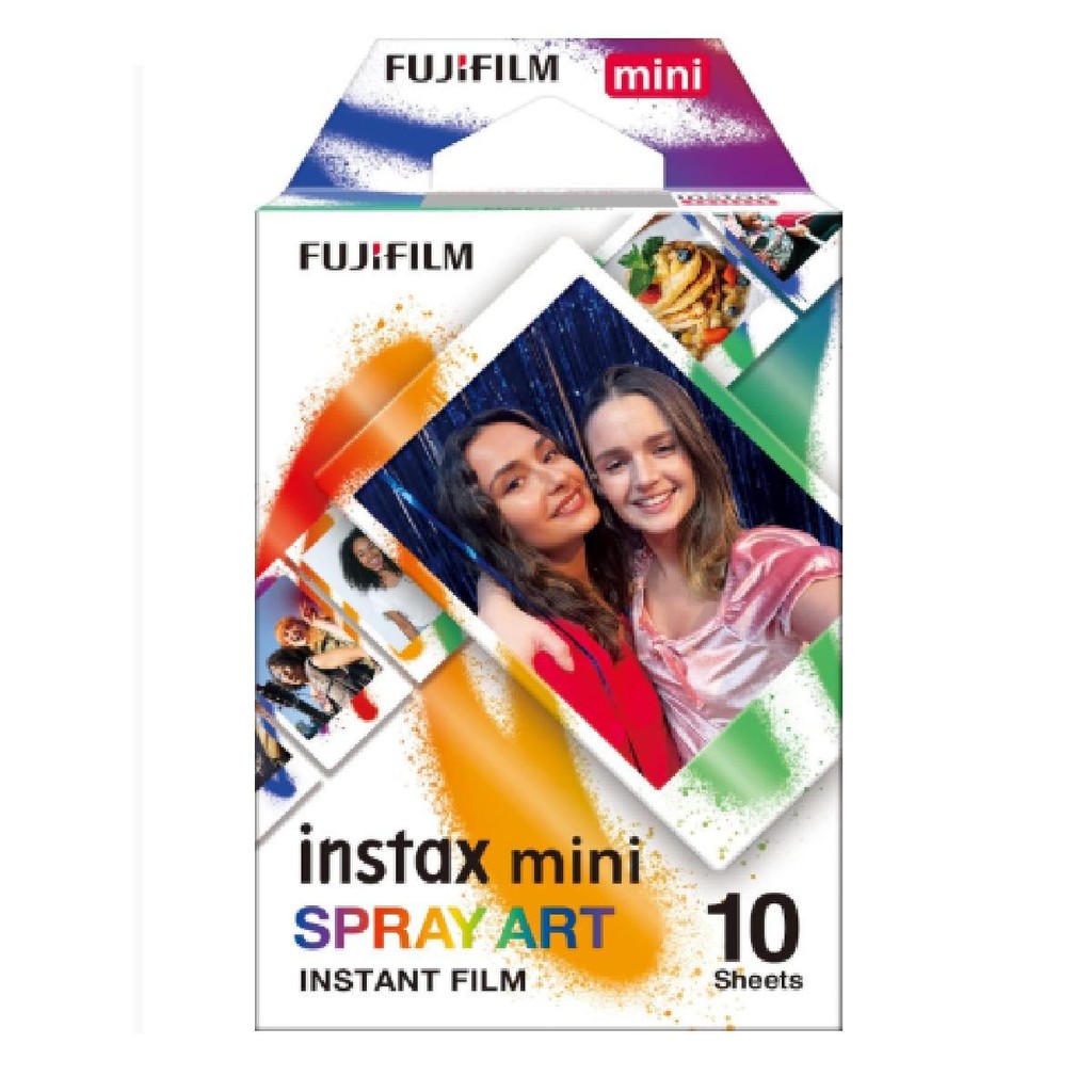 Filme Fujifilm Instax Mini Spray Art 10 Fotos em Oferta na Shopee