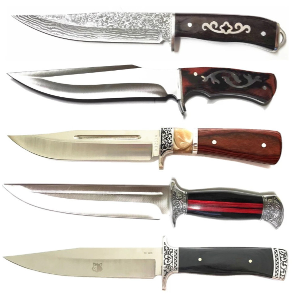 Imagem Faca Para Churrasco Profissional Super Luxo Afiada Cabo Madeira com Aço