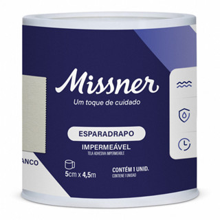 Esparadrapo Impermeável Branco Missner 5cm x 4,5m em Oferta na Shopee