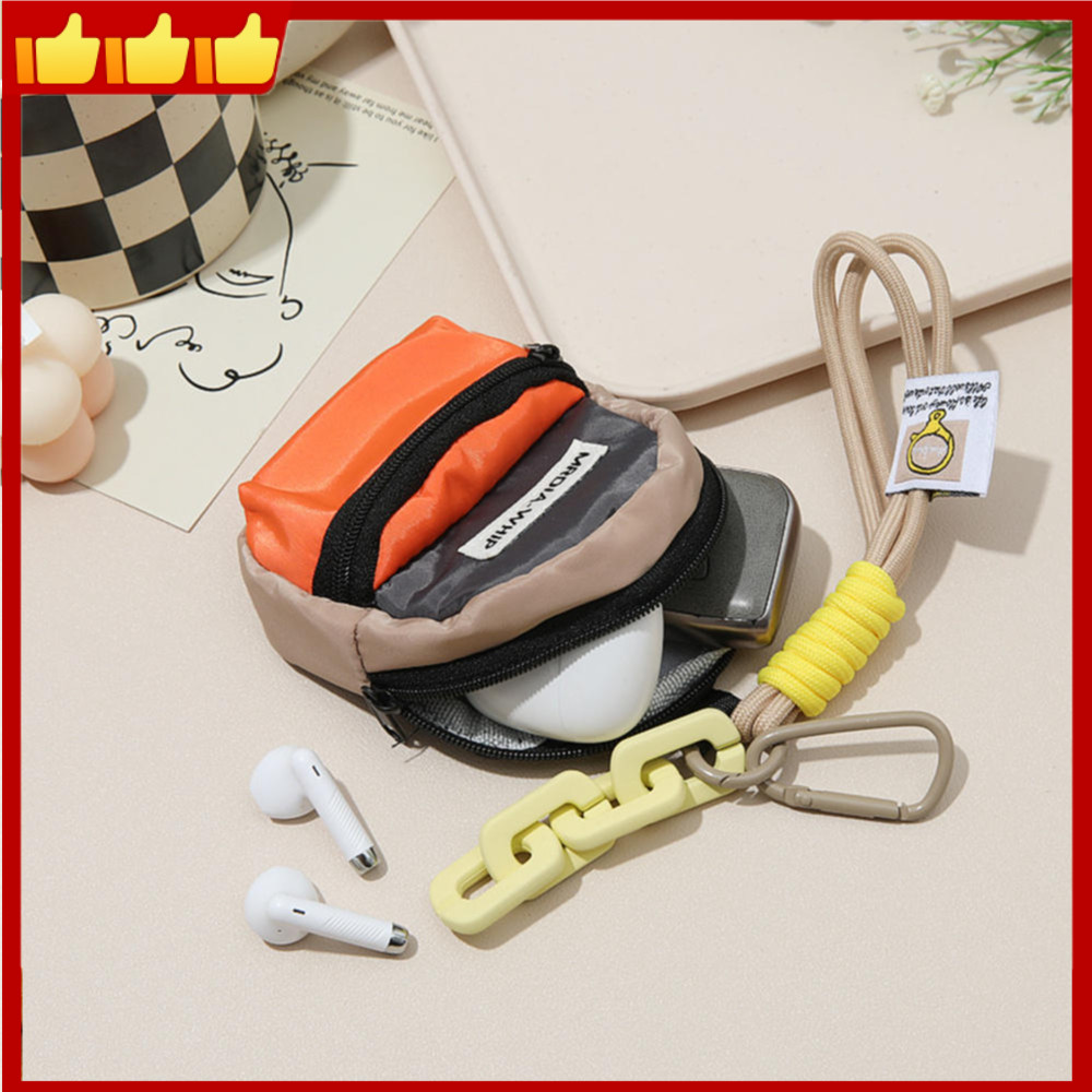 Carteira Leve Bolsa Portátil Pequena Fones De Ouvido Mochila Compacta Ao Ar Livre Mini De Moedas Para Viagens Casuais Pa em Oferta na Shopee