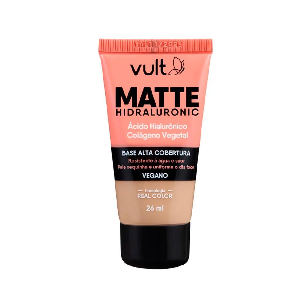 Vult Base Líquida Matte Hidraluronic V250 V2 26ml - Beauty