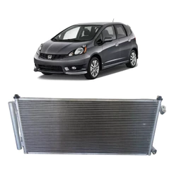 Condensador Honda New Fit 2009 Até 2013 Fluxo Paralelo