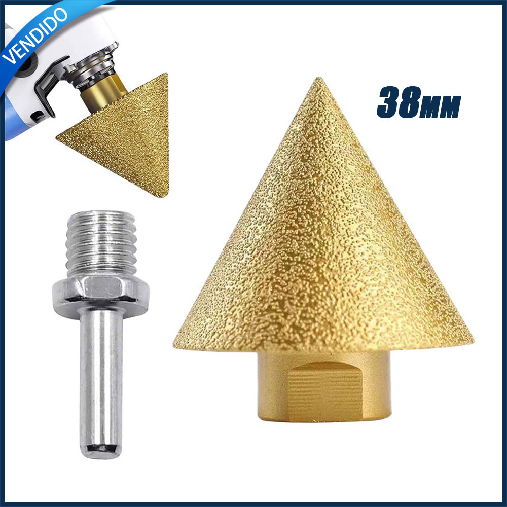 Escareador de diamante M14 de 38mm Escareador roscado Bit Link Pole