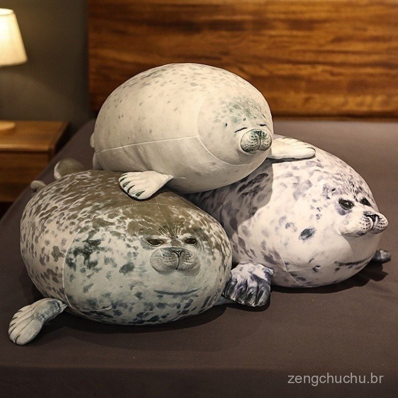 Foca De Pelúcia/Brinquedo/Estatueta Flexível Popular Para Aquário em Oferta na Shopee