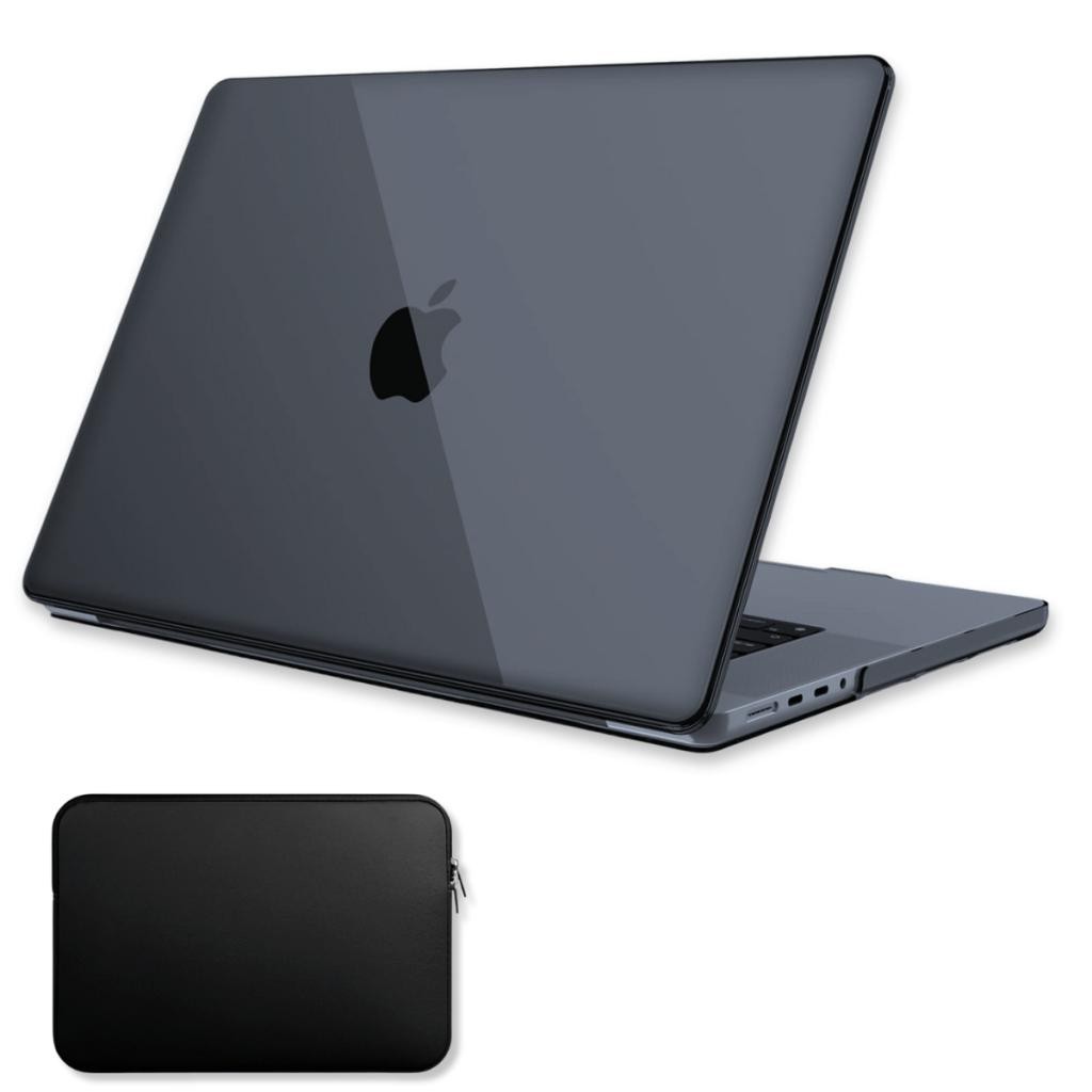 Capa Skin Case Para MacBook Pro 16 M3 M2 M1 Pro / Max - Kit Hard Case + Bag Neoprene - Cores