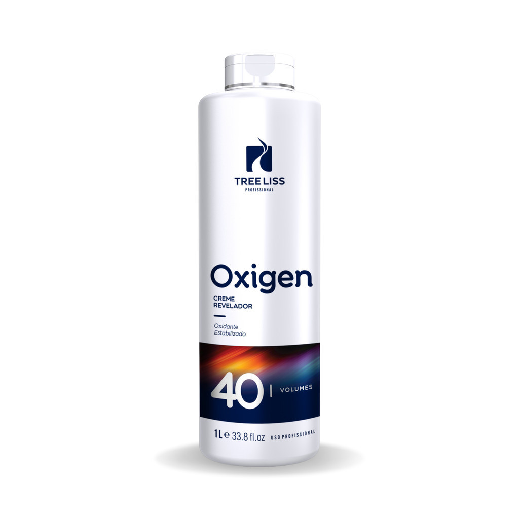 Creme Revelador Coloração OX Tree Liss Profissional -40vol 1L