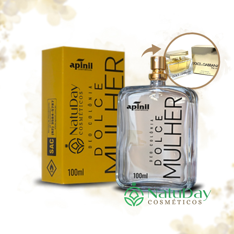 Perfume Dolce Mulher Deo Colônia Feminina 100ml Apinil
