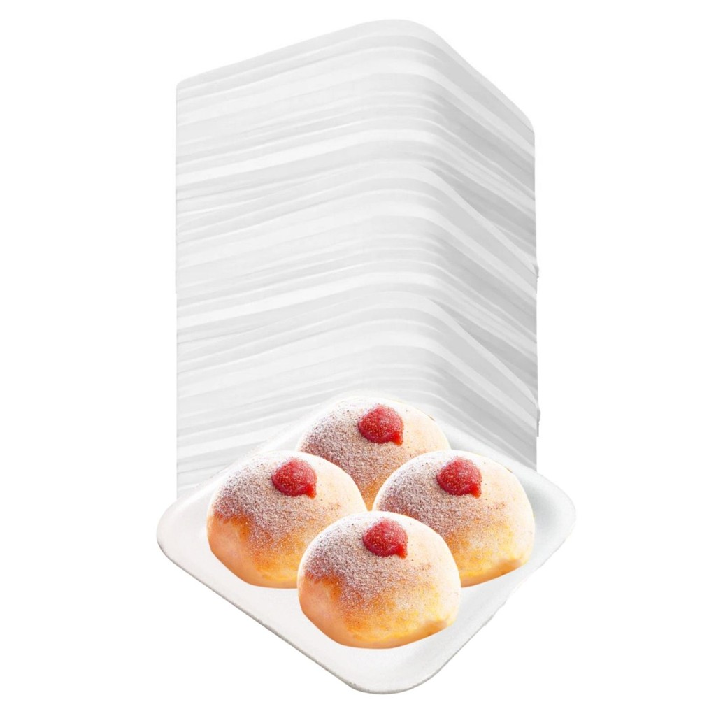 Bandeja B1 De Isopor Funda Açougue Padaria Mercado Pacote 100 Unidades
