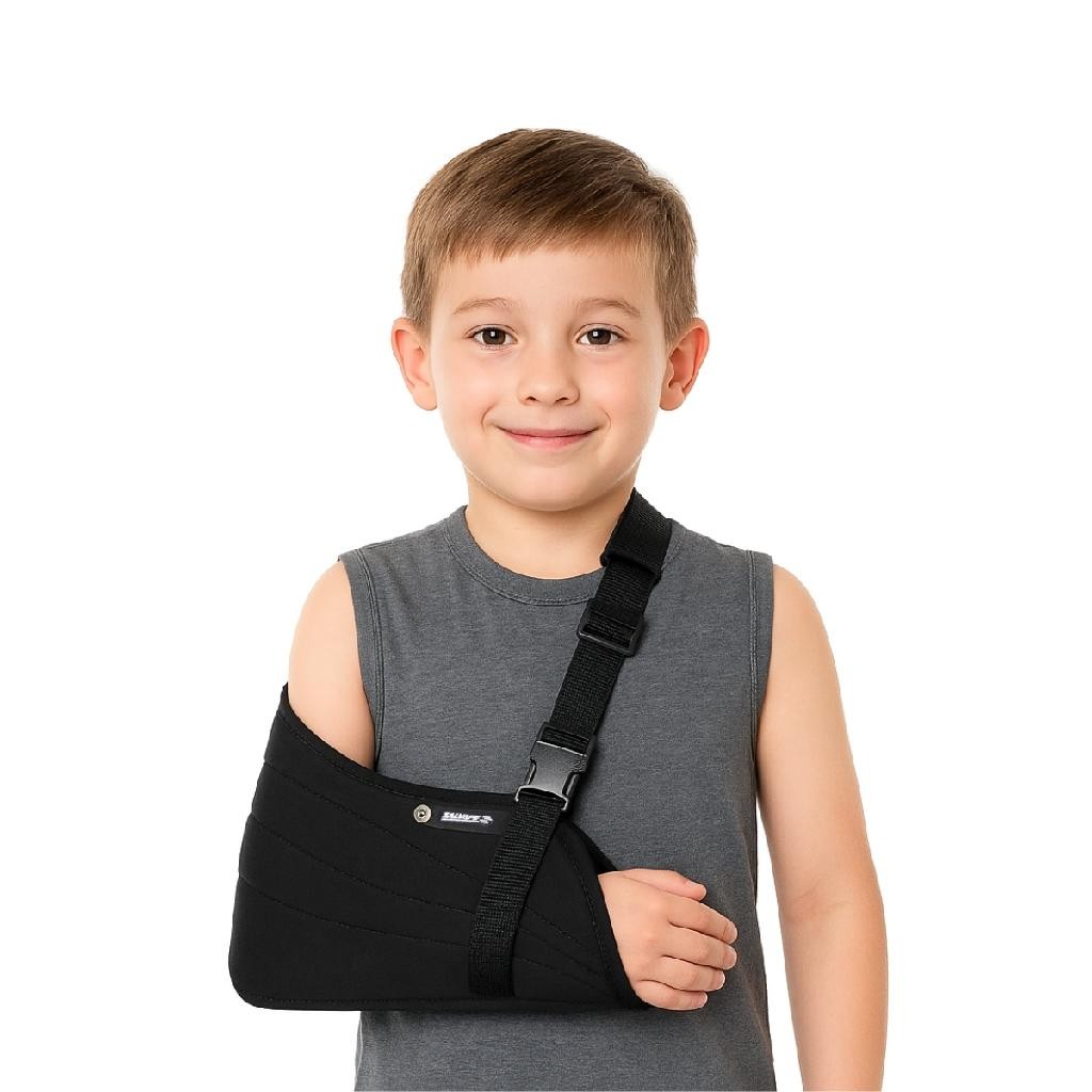 Tipoia MS Estofada Velpeau Infantil Preto 301 - Salvape