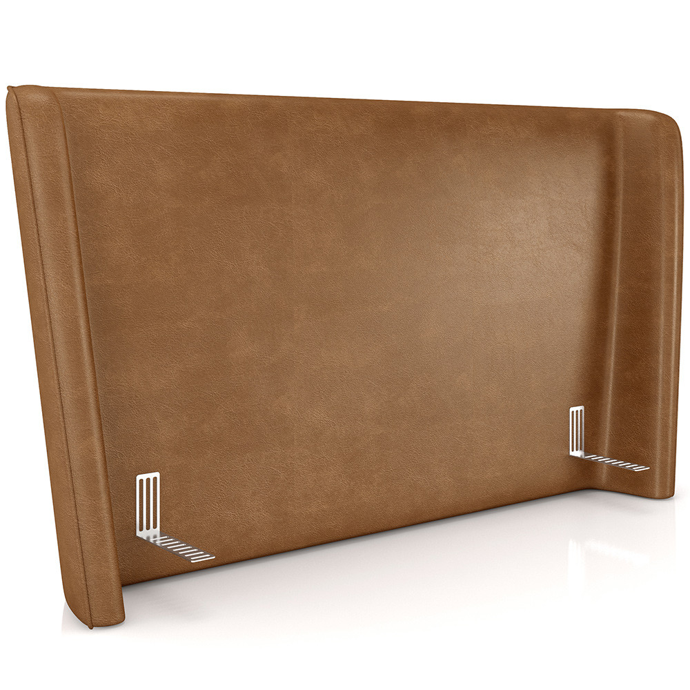 Cabeceira Cama Box Queen 160cm Nilo P05 Couríssimo Whisky - Lyam Decor
