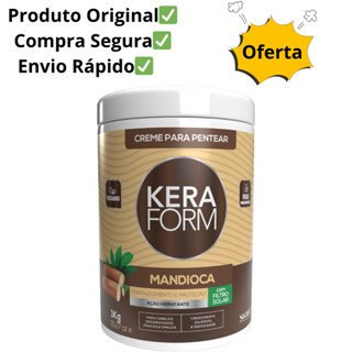 Creme para Pentear Keraform Mandioca 1kg em Oferta na Shopee