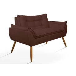 Poltrona Luxo Namoradeira Sala Quarto - Balaqui Decor