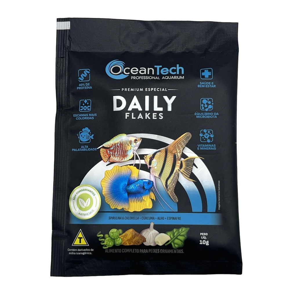Ração para peixes Daily Flakes Sachet 10g