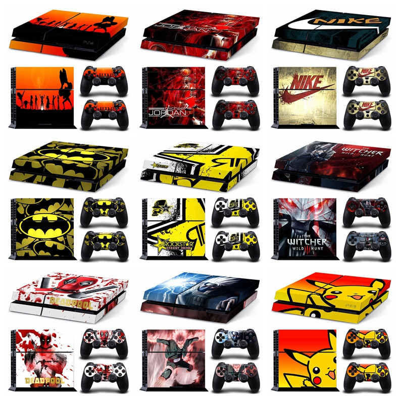 Adesivo De Pele De 80 Cores Compatível Com Sony Playstation 4 Fat Vinyl Decal Conjunto Completo De Película Protetora Pa