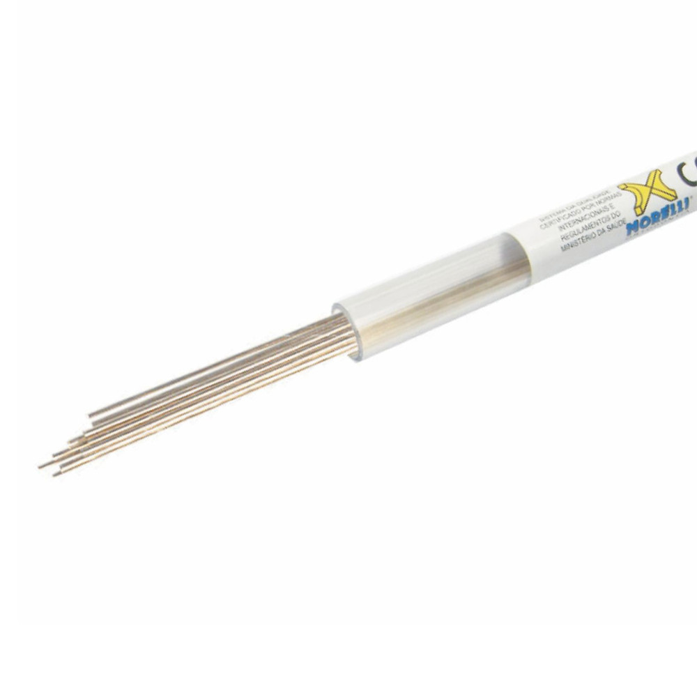 Solda De Prata Vareta sem Cádmio 0,8mm Compr. 30cm Morelli