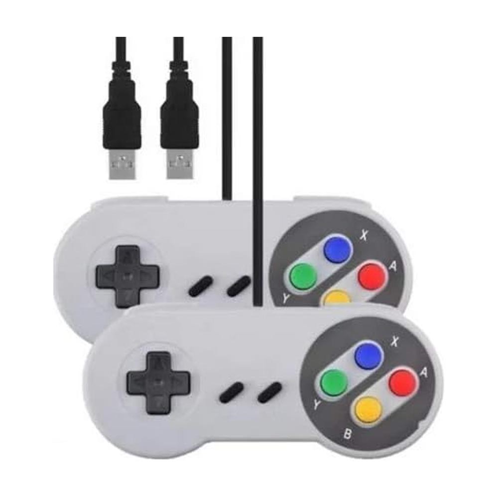 2 Controles S N Snes Usb Para Pc Mac Linux Raspberry