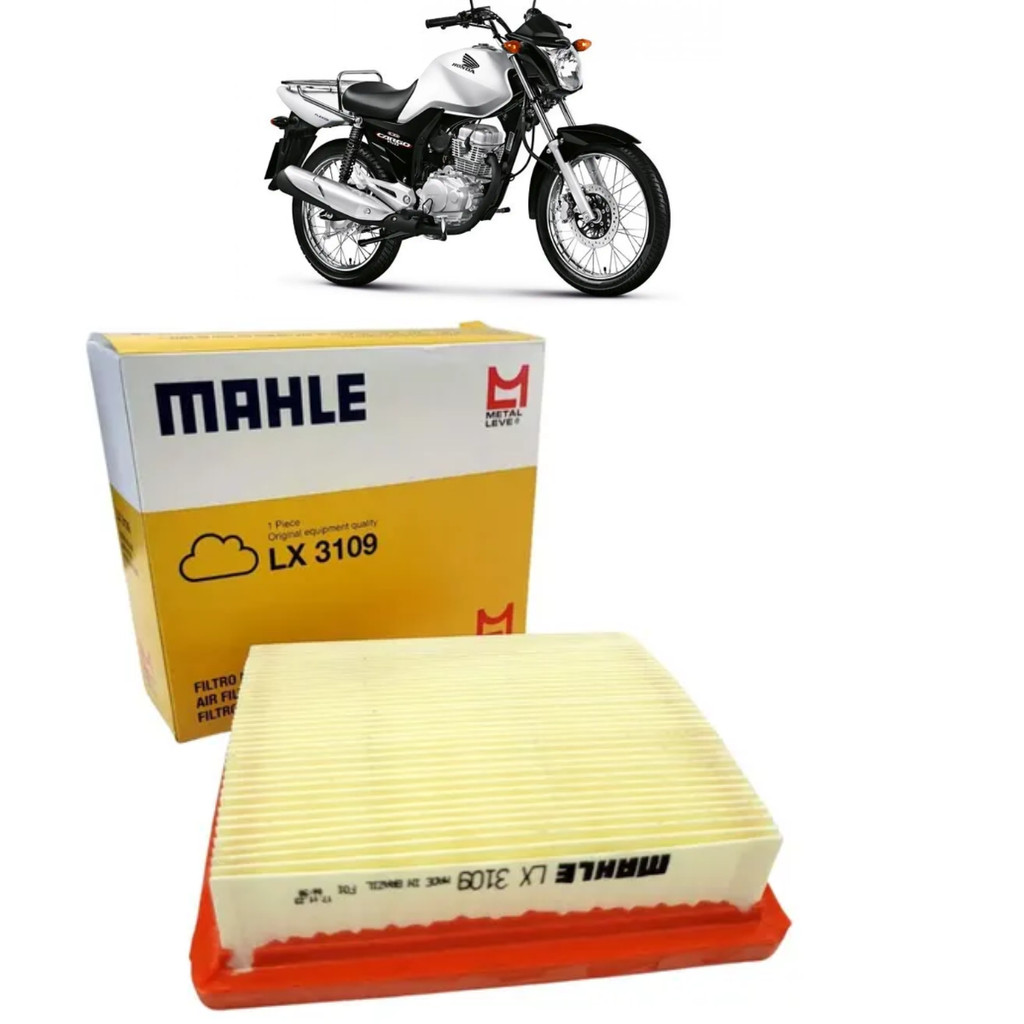 Elem P Filtro De Ar Cg 150 Start Cg 125 Cargo Cg 150 Titan Mix Mahle em Oferta na Shopee