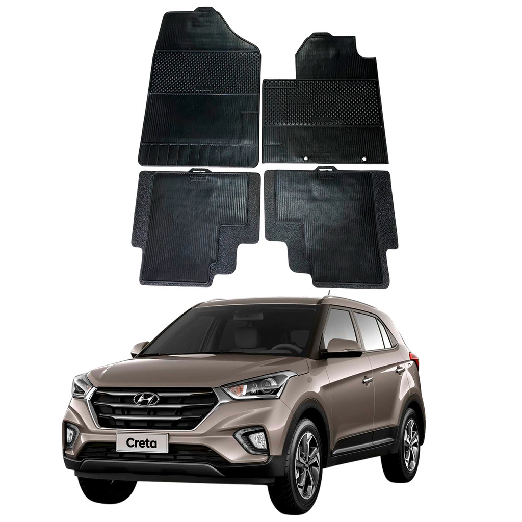 Tapete Hyundai Creta 2021-2025 Stratus 100% Borracha Borcol