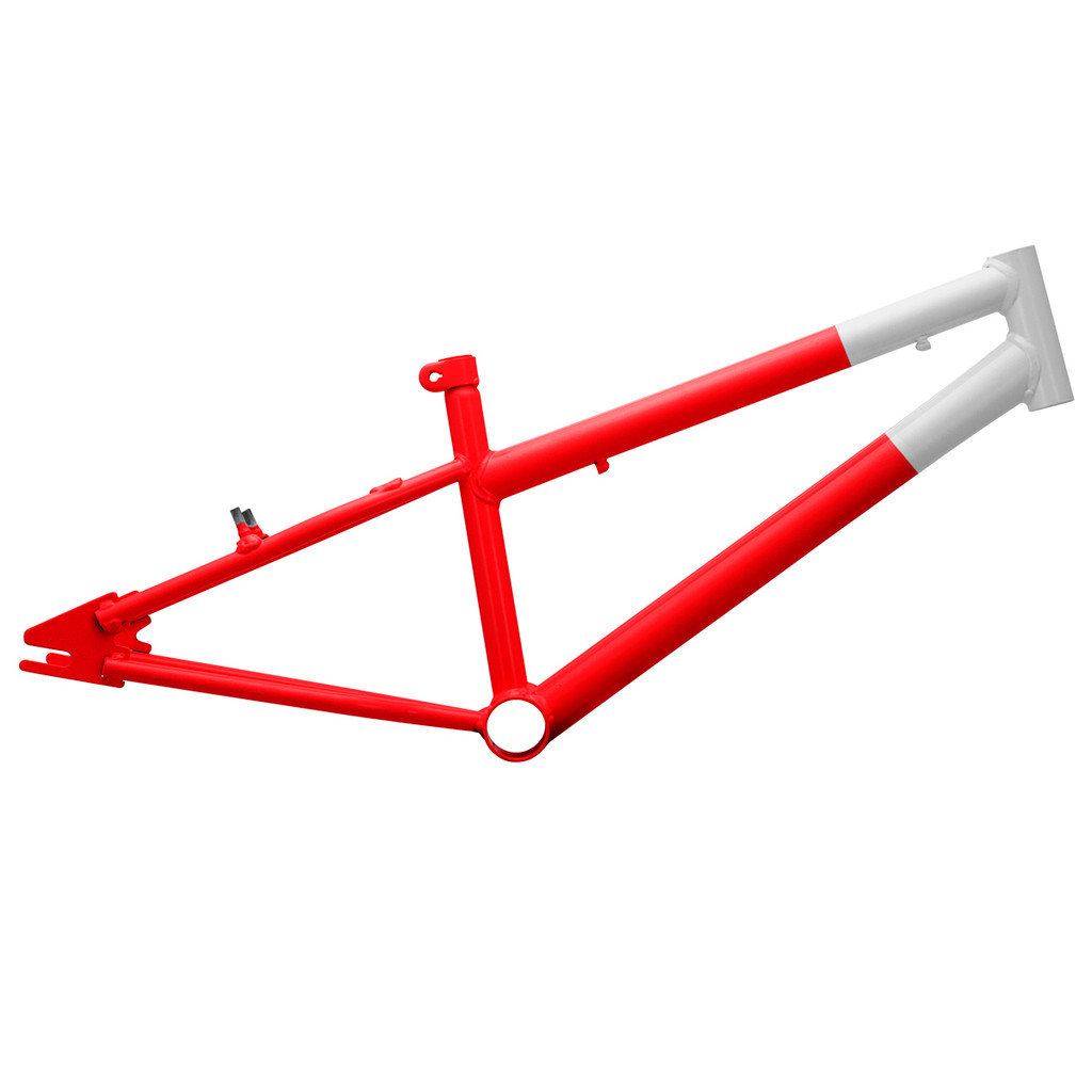 Quadro Aro 20 Ultra Bikes Em Aço Carbono Bicolor Com Garfo Rebaixado Aço Carbono